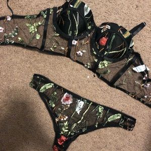 Matching bra and panties